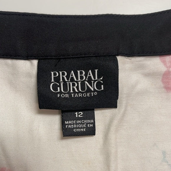 Prabal Gurung for Target: Floral Crush Peplum Short Sleeve Flower Print Top:NEW! - Picture 3 of 7